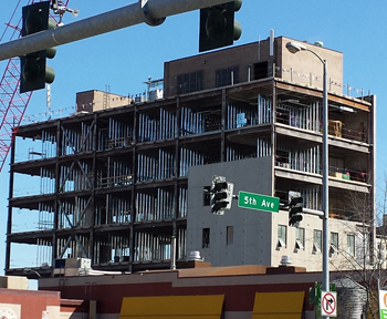 Construction of New Anchorage LIO Building, April 20, 2014